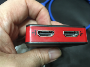 AGPtEK HDMIゲームキャプチャー　側面