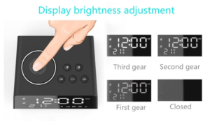 LED Display Dual Alarm Clock　表示